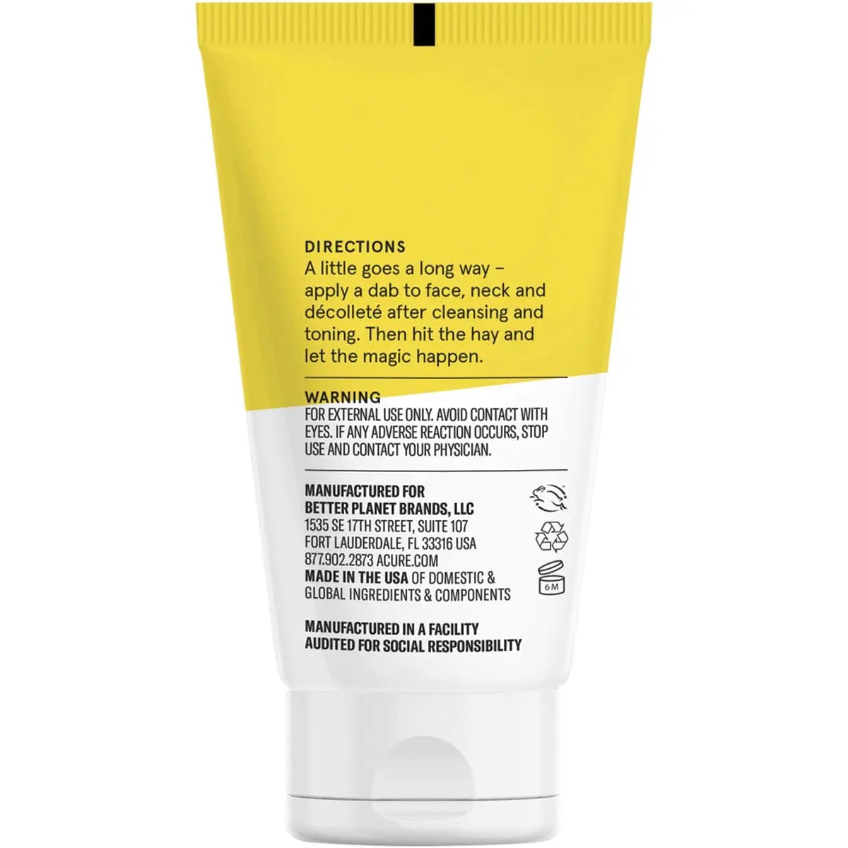 Acure Brightening Night Cream 50ml ACURE