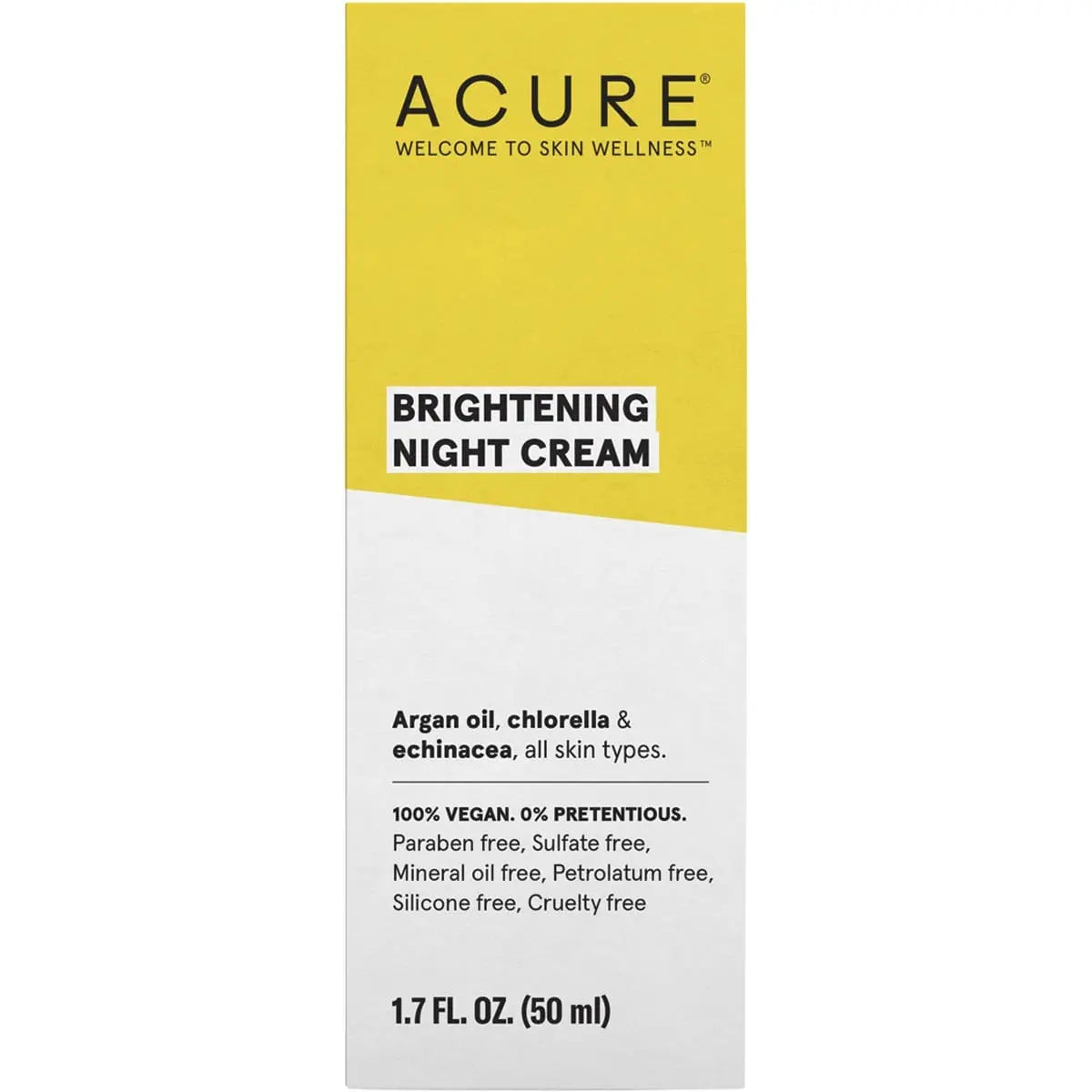 Acure Brightening Night Cream 50ml ACURE