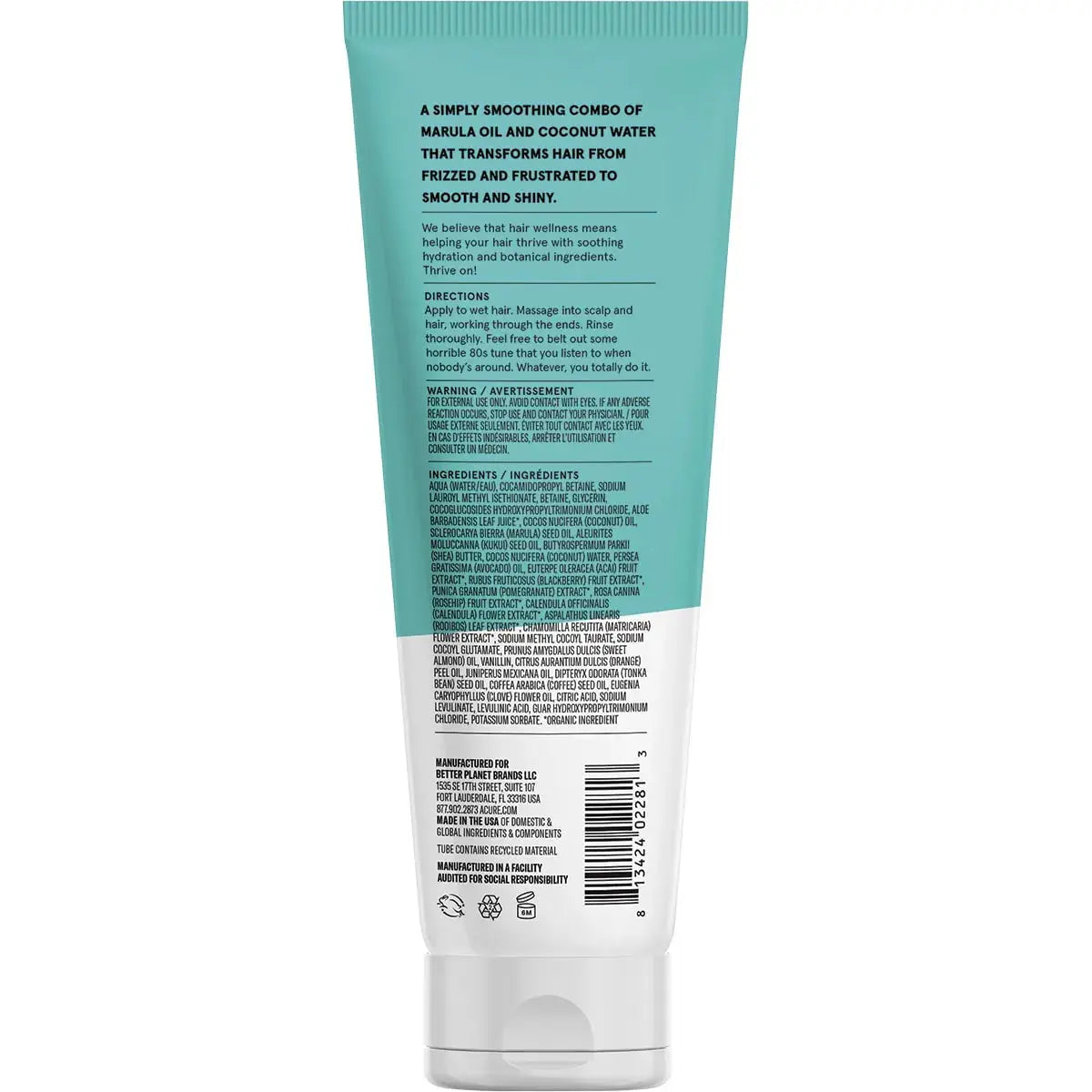 Acure Simply Smoothing Shampoo - Coconut 236.5ml ACURE