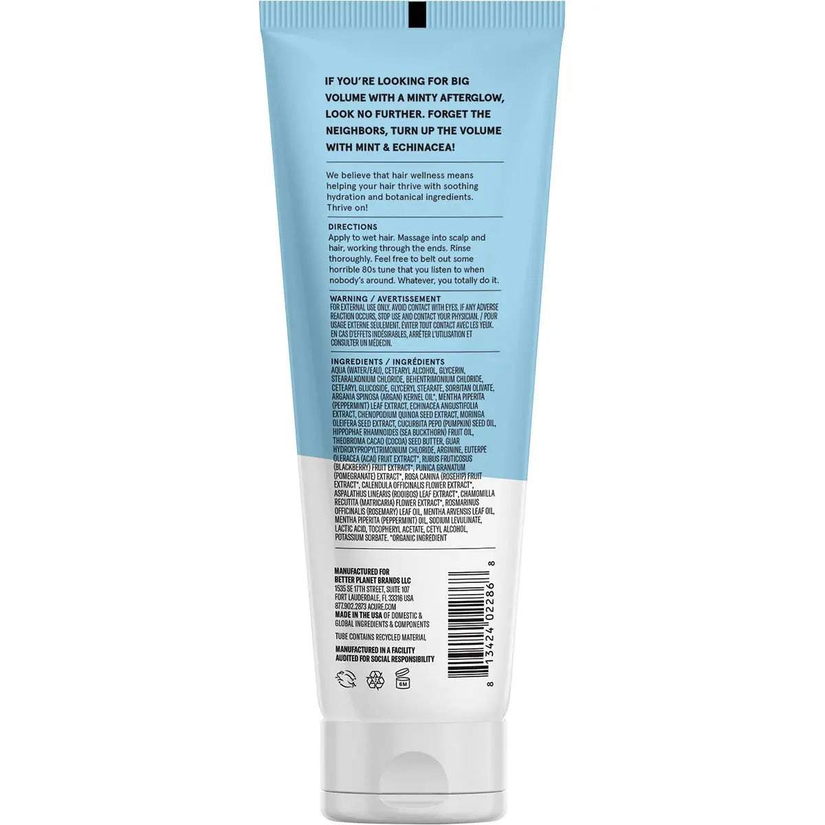 Acure Vivacious Volume Conditioner - Mint 236.5ml ACURE