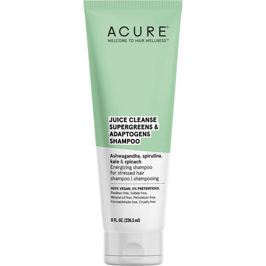 Acure Juice Cleanse S/greens & Adaptogens Shampoo 236ml ACURE