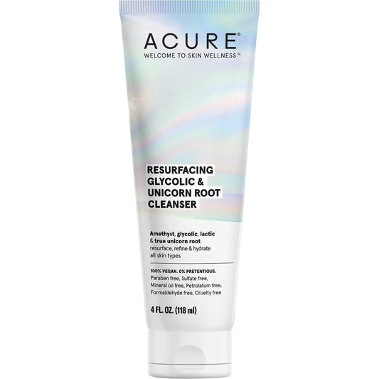 Acure Resurfacing Glycolic & Unicorn Root Cleanser 118ml ACURE