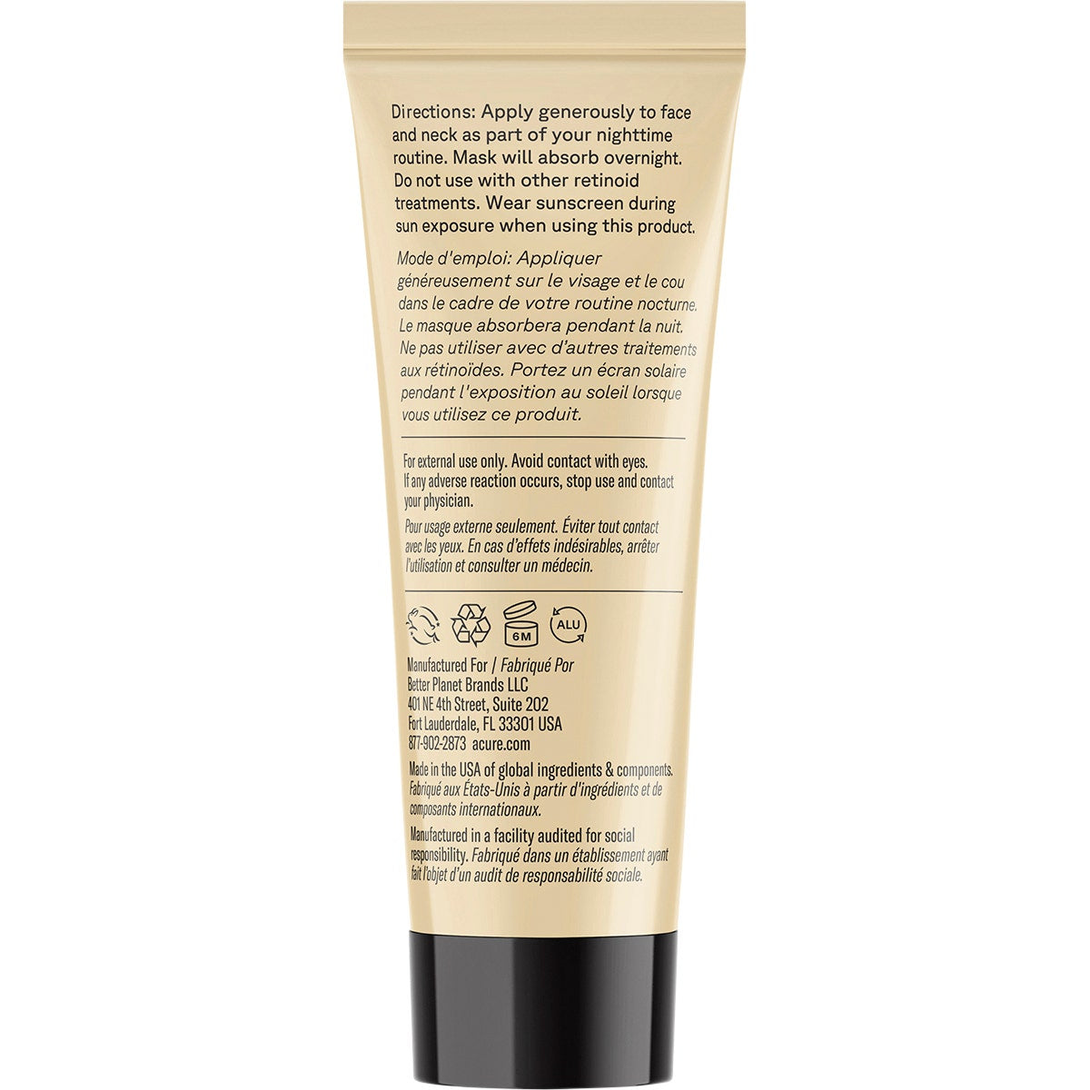 ACURE Revived Radiance Overnight Mask 50ml - Cutprice Online