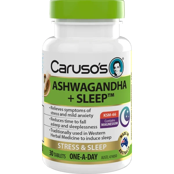 Caruso's Ashwagandha + Sleep™ 30 Tablets