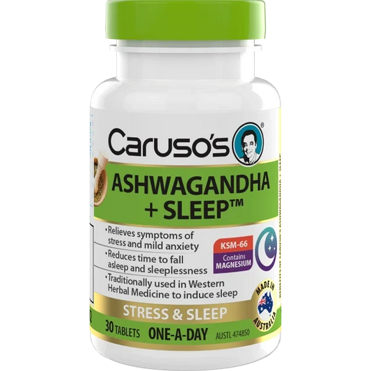 Caruso's Ashwagandha + Sleep™ 30 Tablets