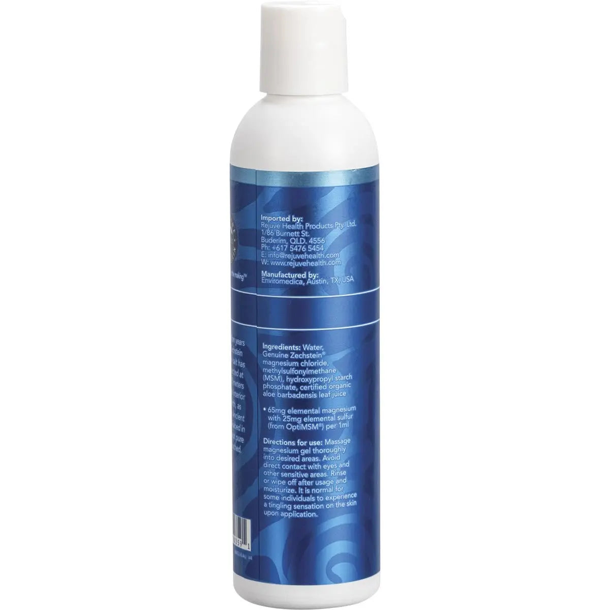 Ancient Minerals Magnesium Gel (50%) & MSM Ultra 237ml ANCIENT MINERALS