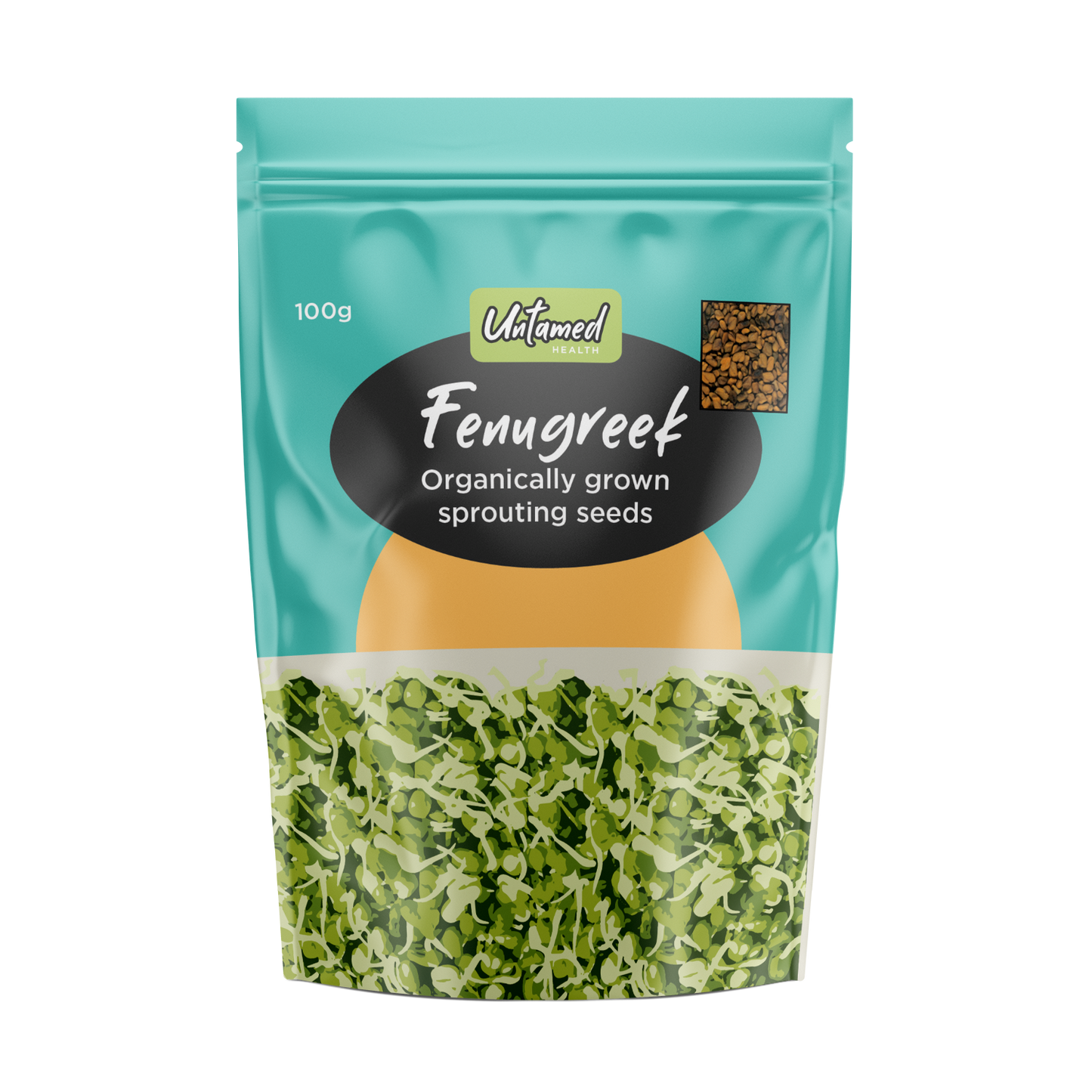 Untamed Health Fenugreek Sprouting Seeds 100g Untamed Health