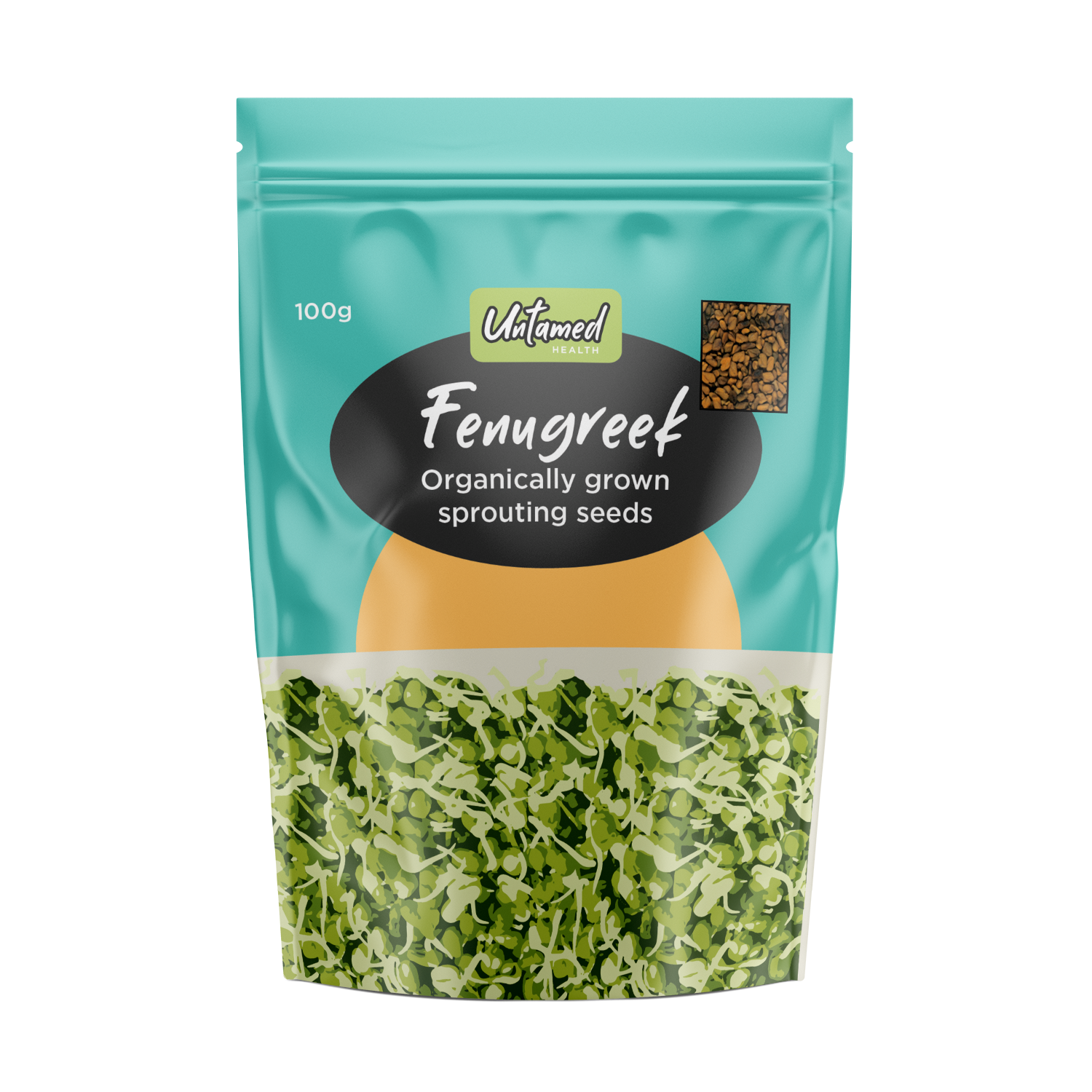 Untamed Health Fenugreek Sprouting Seeds 100g Untamed Health