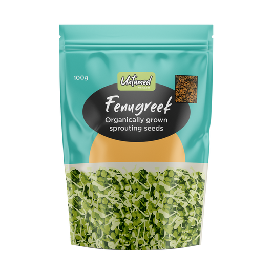 Untamed Health Fenugreek Sprouting Seeds 100g Untamed Health