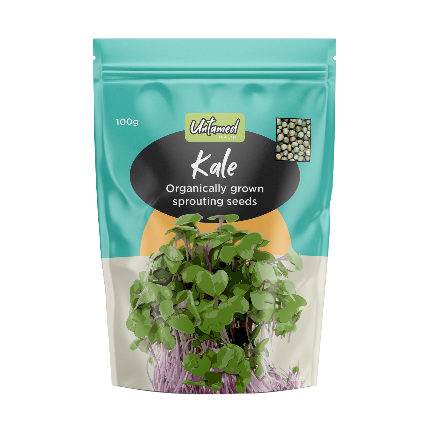 Untamed Health Kale Sprouting Seeds 100g Untamed Health