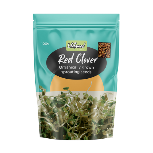 Untamed Health Red Clover Sprouting Seeds 100g Untamed Health