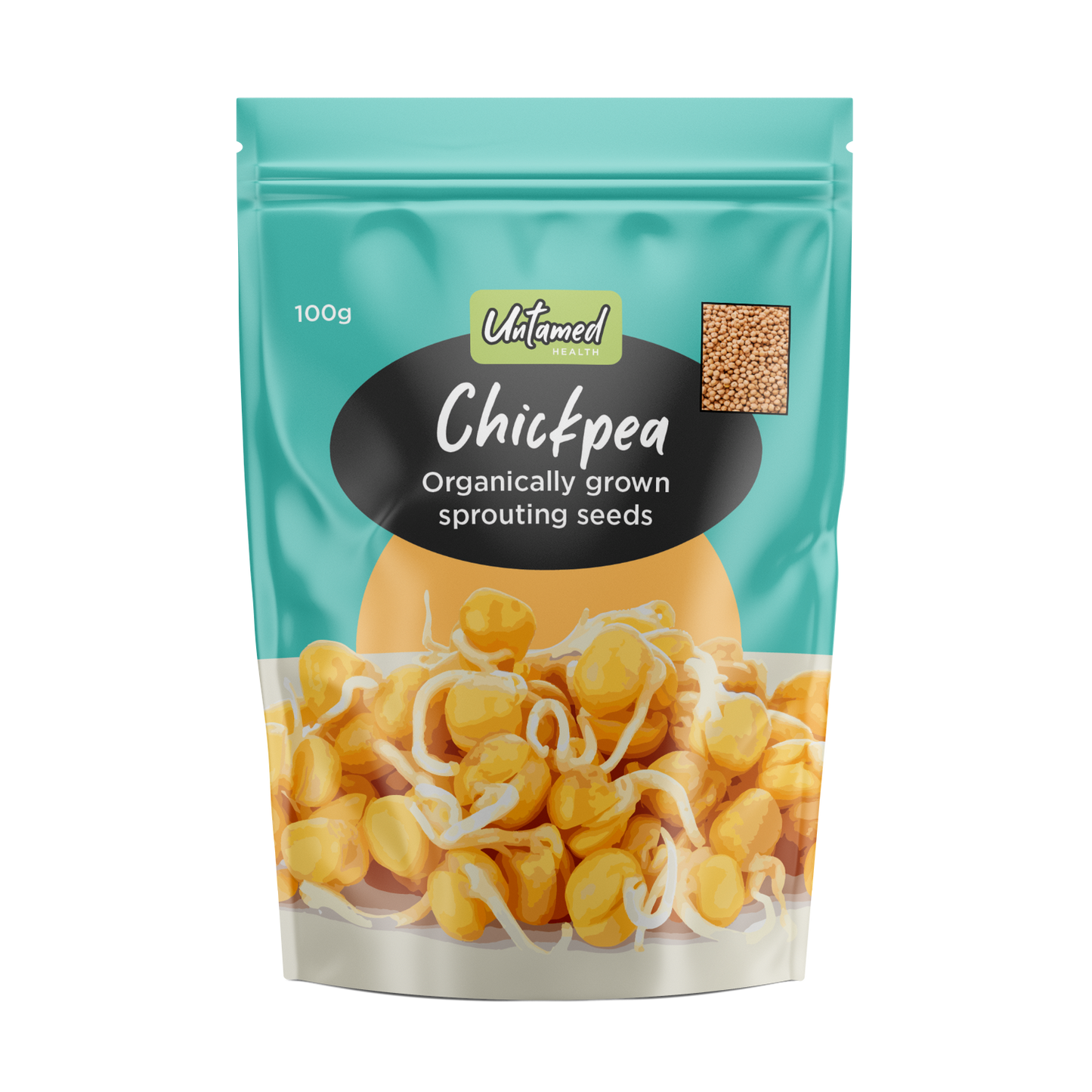 Untamed Health Chickpea Sprouting Seeds 100g Untamed Health