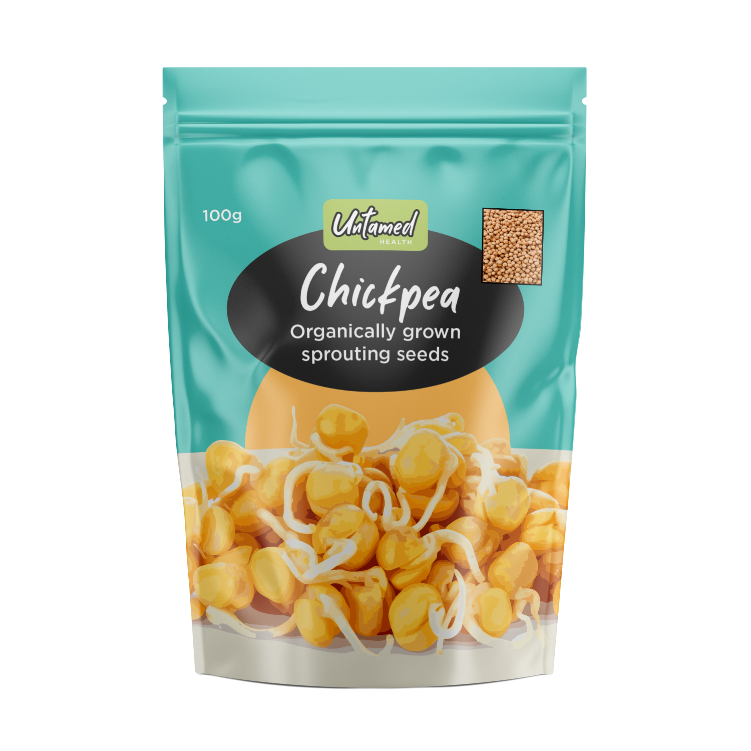 Untamed Health Chickpea Sprouting Seeds 100g Untamed Health