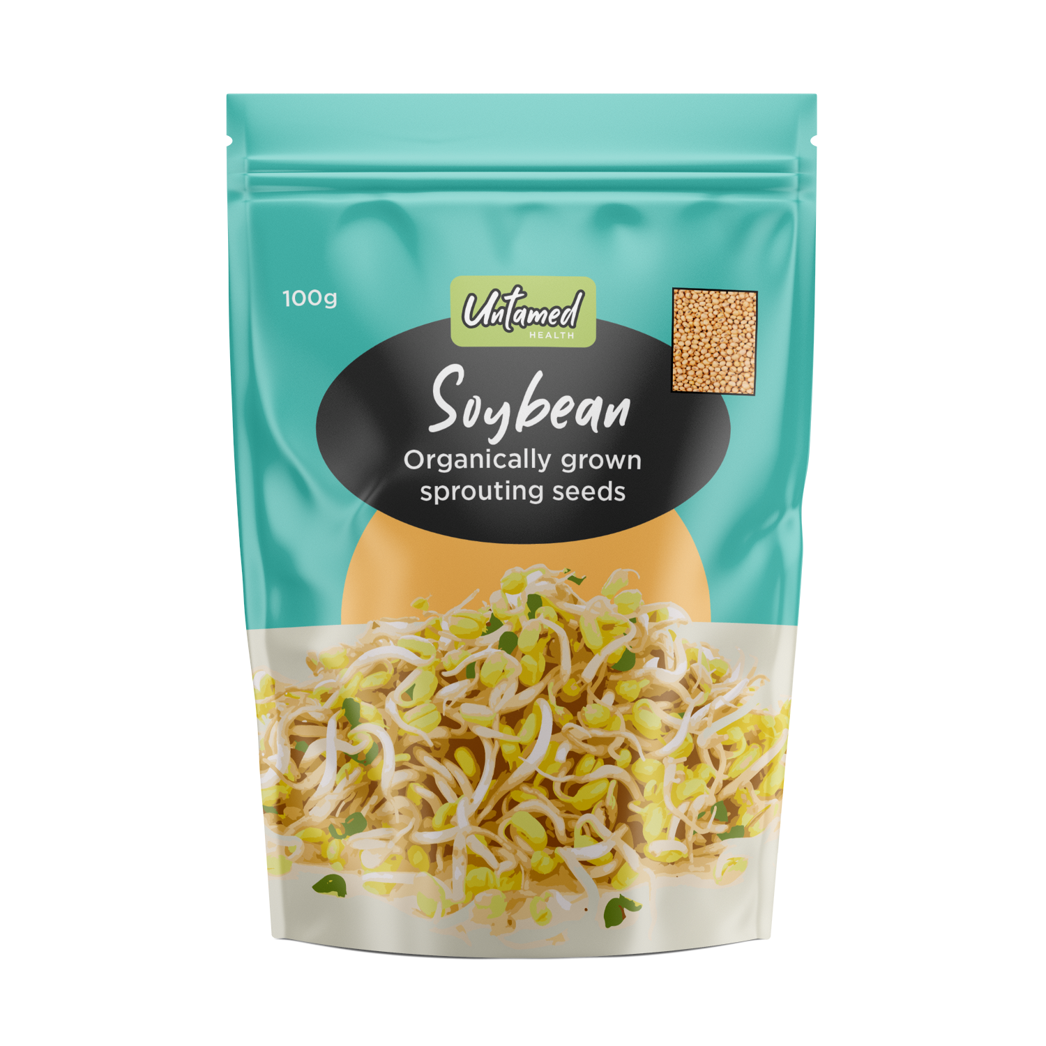 Untamed Health Soybeans Sprouting Seeds 100g Untamed Health