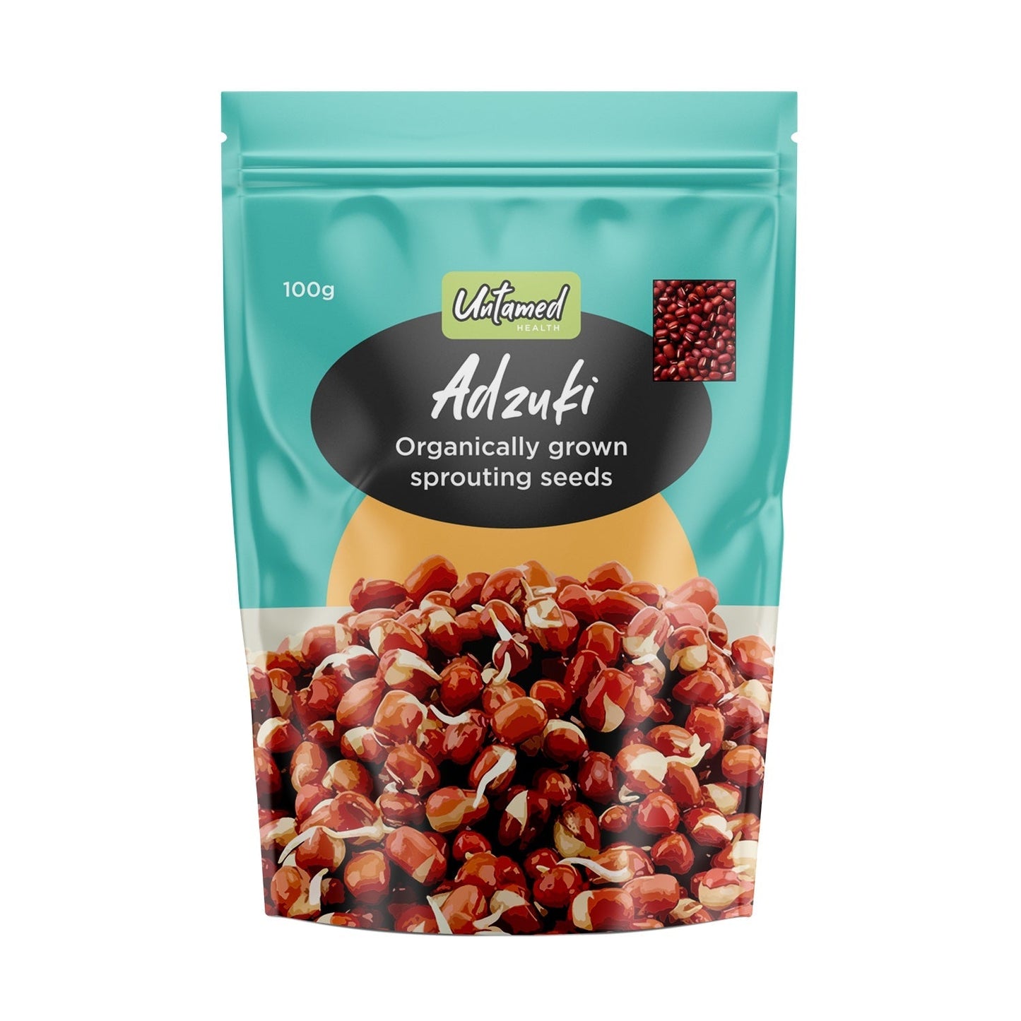 Untamed Health Adzuki Sprouting Seeds 100g Untamed Health