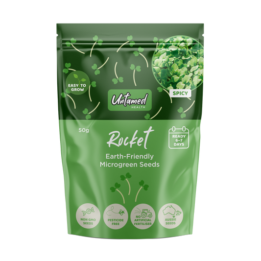 Untamed Health Rocket Microgreens Seeds 50g - Cutprice Online