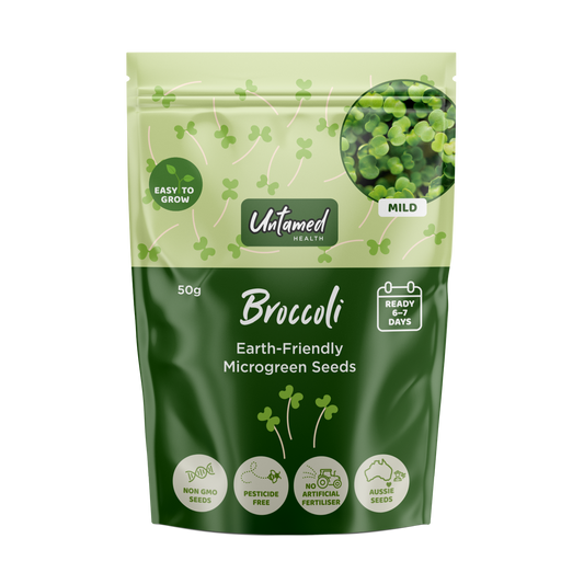 Untamed Health Broccoli Microgreens Seeds 50g - Cutprice Online