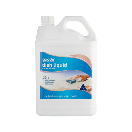 Abode Dish Liquid Concentrate Zero 4 Litres Abode