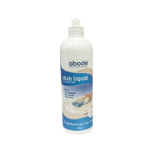 Abode Dish Liquid Concentrate Zero 500ml Abode