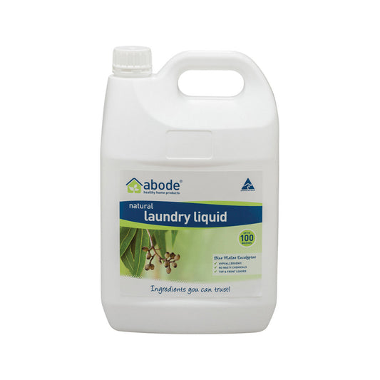 Abode Laundry Liquid (Front & Top Loader) Blue Mallee Eucalyptus 4 Litres Abode