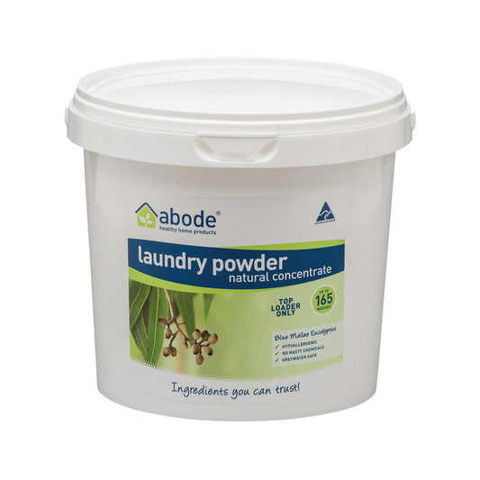 Abode Laundry Powder (Front & Top Loader) Blue Mallee Eucalyptus 4kg Abode
