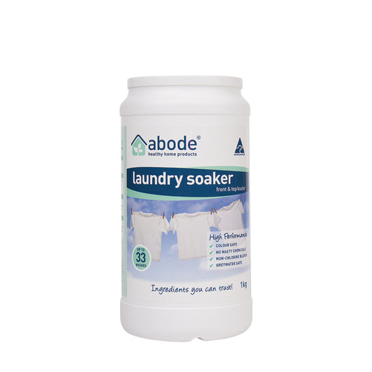 Abode Laundry Soaker (Front & Top Loader) High Performance 1kg Abode