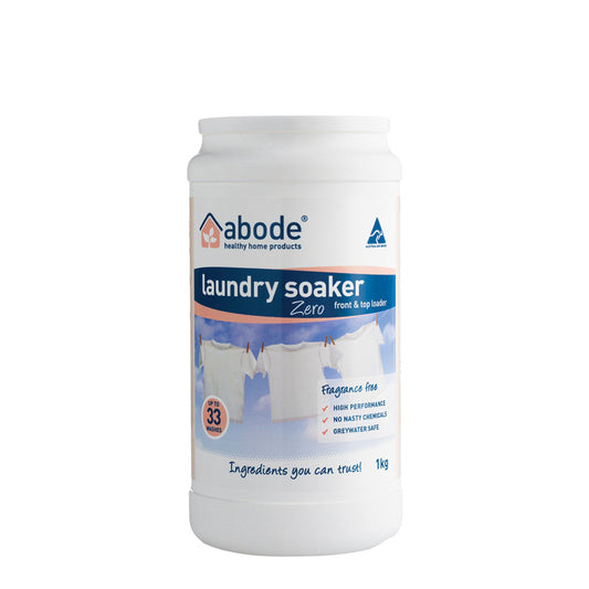 Abode Laundry Soaker (Front & Top Loader) Zero 1kg Abode
