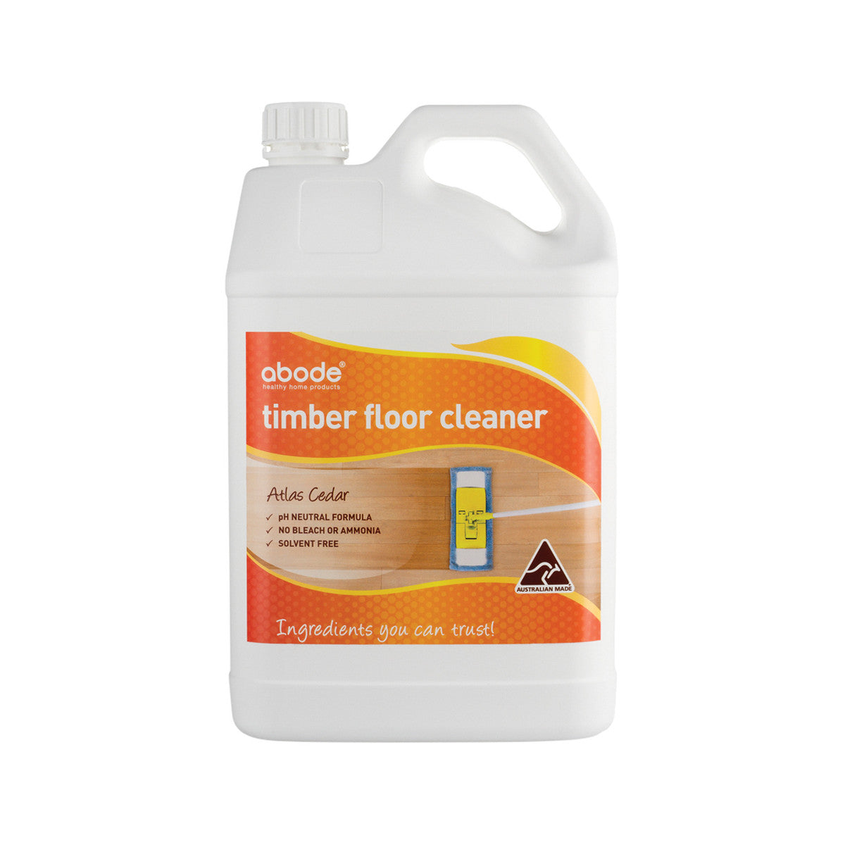 Abode Timber Floor Cleaner Atlas Cedar 4 Litres Abode