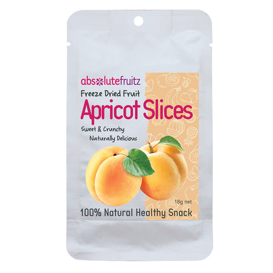 Absolutefruitz Freeze Dried Apricot Slices 18g AbsoluteFruitz
