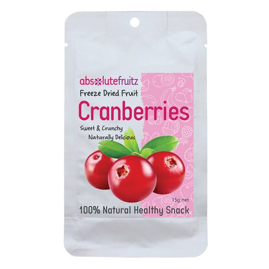 Absolutefruitz Freeze-dried Whole Cranberries 15g AbsoluteFruitz