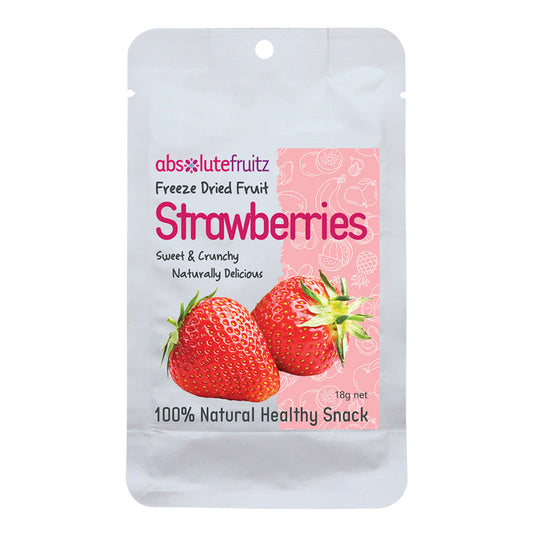 Absolutefruitz Freeze Dried Whole Strawberries 18g AbsoluteFruitz