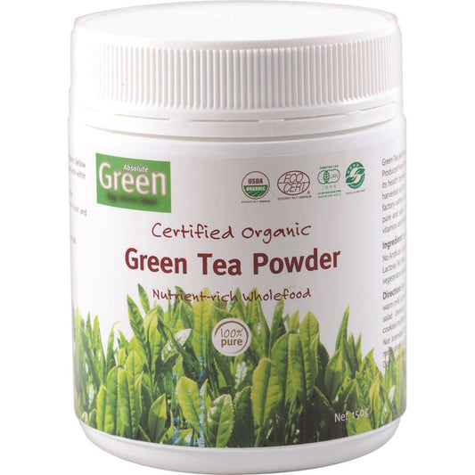Absolute Green Organic Green Tea Powder 150g absolute green