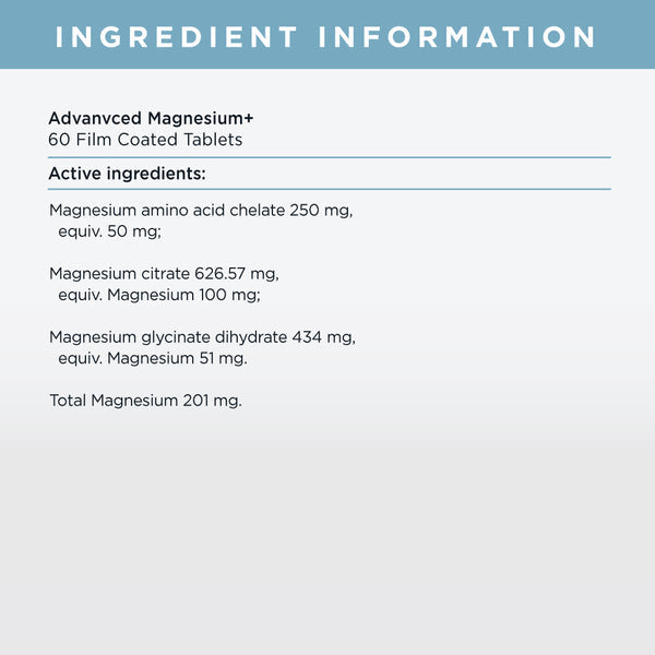 JSHEALTH ADV MAGENSIUM+ FORMULA 60 TABS - Cutprice Online