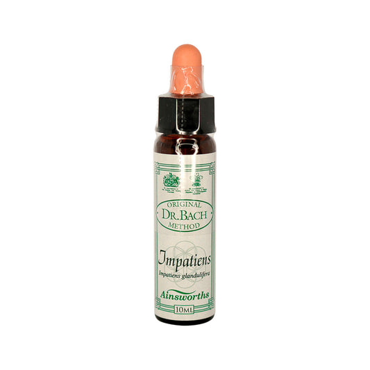 Ainsworths Original Dr. Bach Method Flower Essence Impatiens 10ml DR.BACH