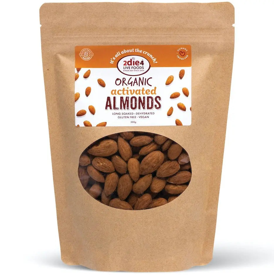 2die4 Live Foods Organic Activated Almonds 600g 2DIE4 LIVE FOODS