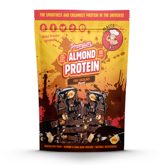 MACRO MIKE Premium Almond Protein Choc Hazelnut 400g MACRO MIKE