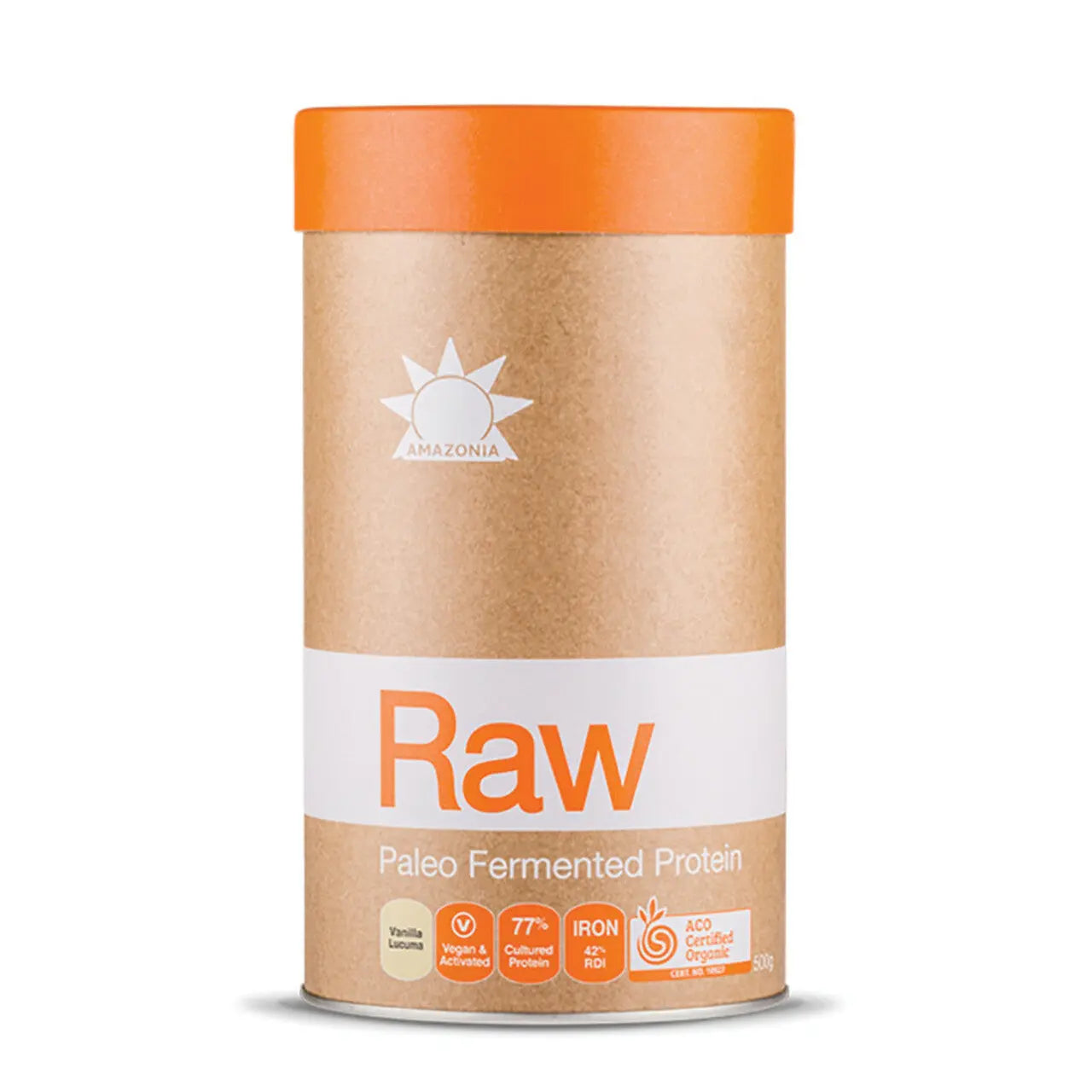 Amazonia Raw Protein Paleo Fermented Vanilla Lucuma 500g AMAZONIA