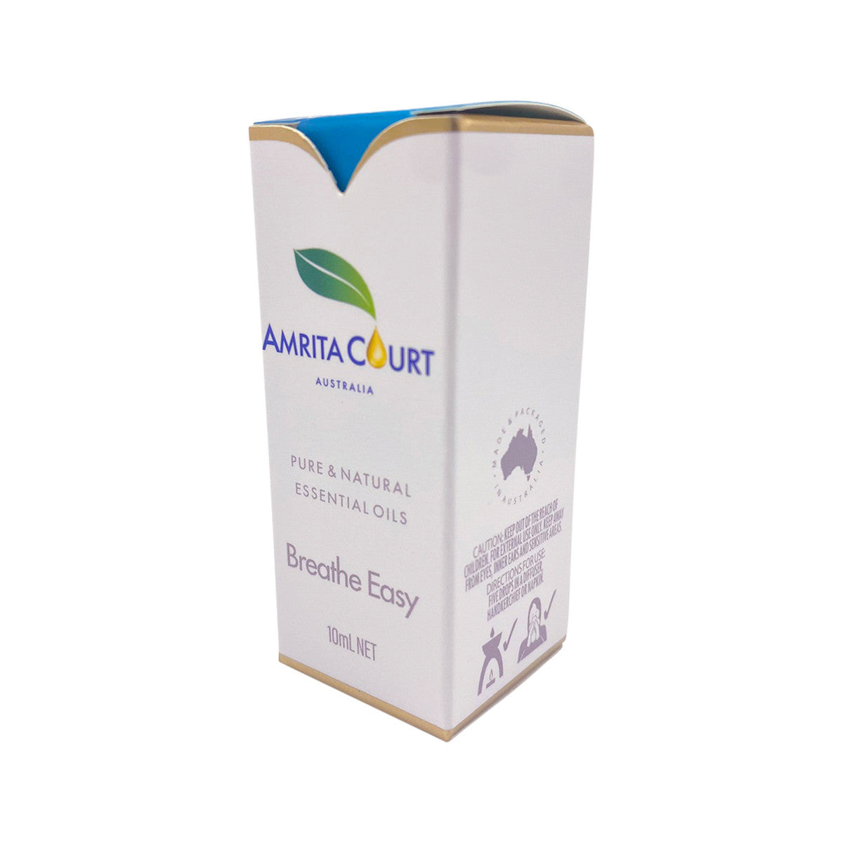 Amrita Court Pure & Natural Essential Oil Blend Breathe Easy 10ml Amrita Court
