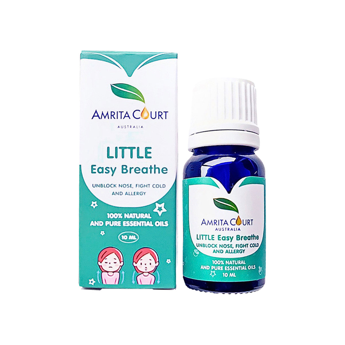 Amrita Court Little 100% Natural & Pure Essential Oil Blend Easy Breathe 10ml Amrita Court