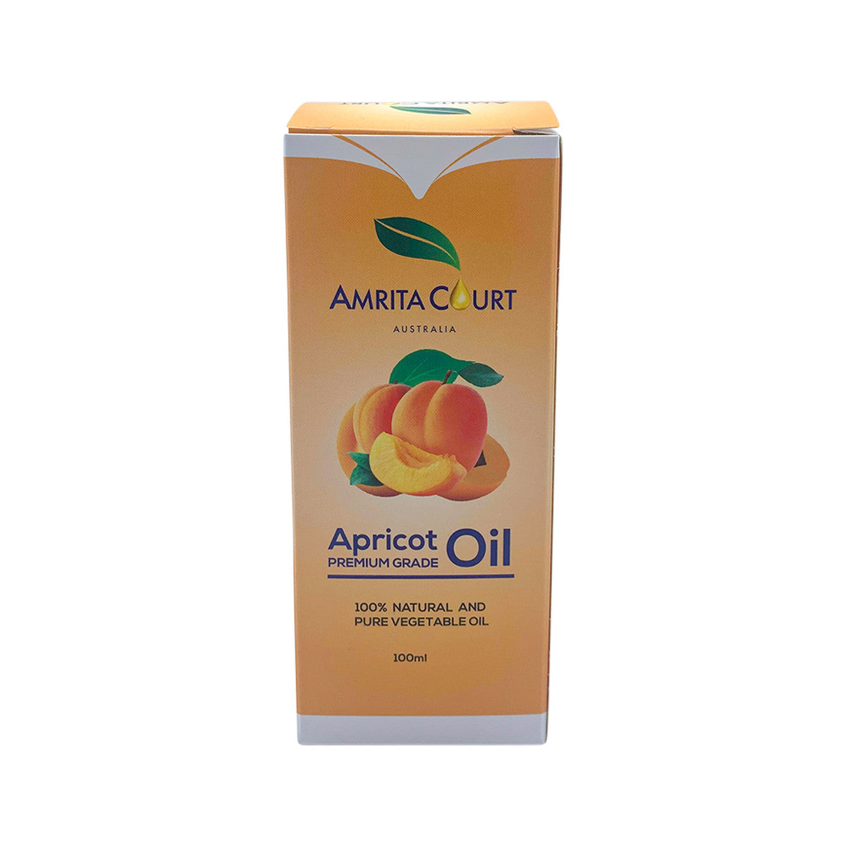 Amrita Court 100% Natural and Pure Vegetable Oil Apricot Oil Premium Grade 100ml Amrita Court