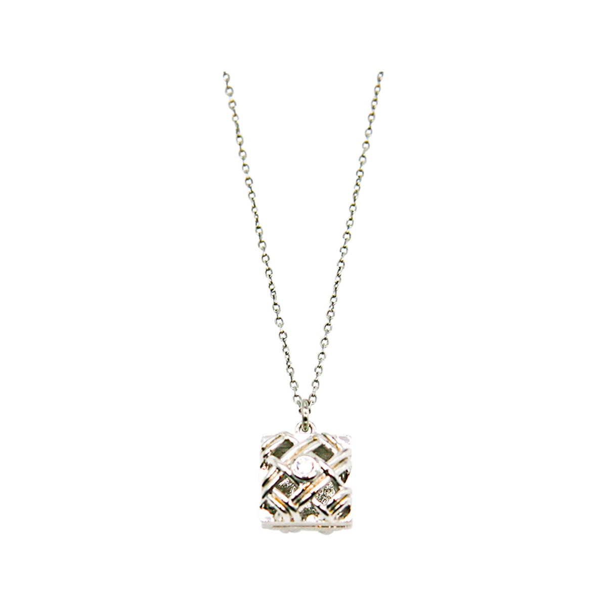Amrita Court Aroma Necklace White Gold Chest + Purify Essential Oil 10ml Pk - Cutprice Online