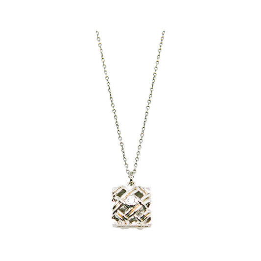 Amrita Court Aroma Necklace White Gold Chest + Purify Essential Oil 10ml Pk - Cutprice Online