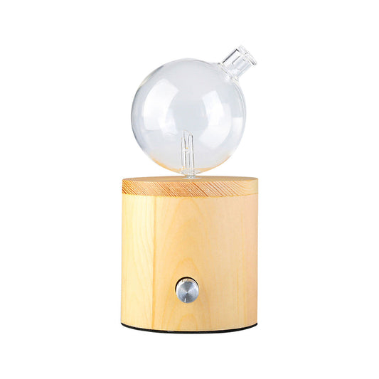 Amrita Court Nebuliser (Diffuser) Wooden Base Geometry Cylinder - Cutprice Online