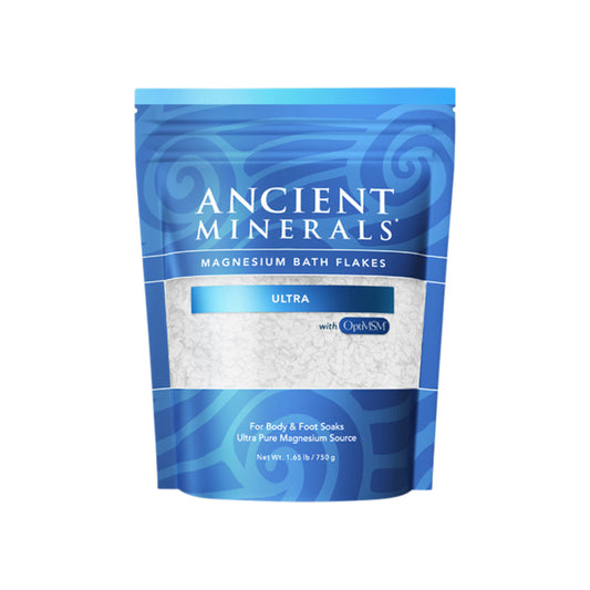 Ancient Minerals Magnesium Bath Flakes Ultra (With Msm) 750g ANCIENT MINERALS