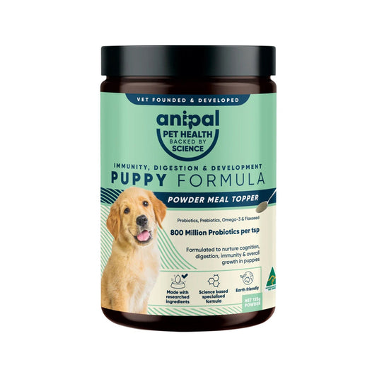 Anipal Immunity, Digestion & Development Puppy Formula Powder Meal Topper 135g - Cutprice Online