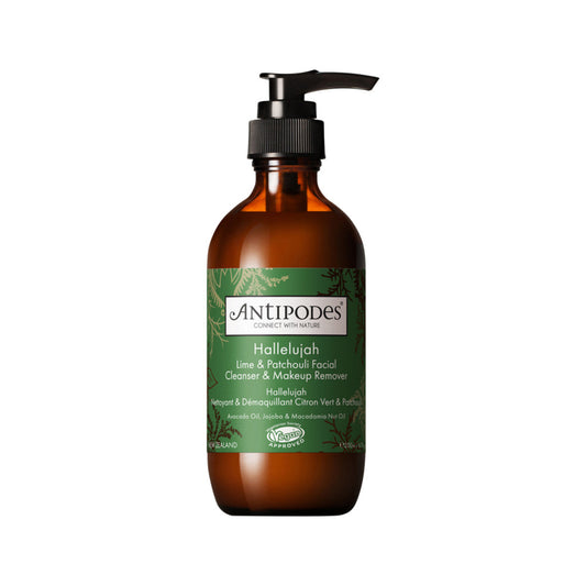 Antipodes Hallelujah Lime & Patchouli Facial Cleanser & Makeup Remover 200ml ANTIPODES
