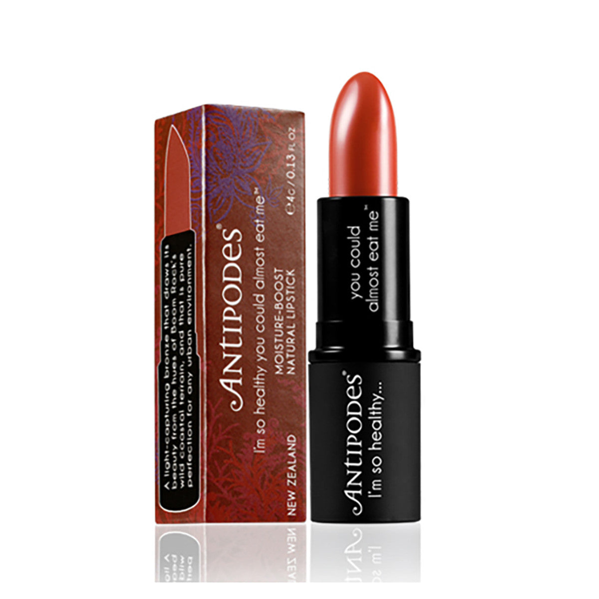 Antipodes Moisture-boost Natural Lipstick Boom Rock Bronze 4g ANTIPODES