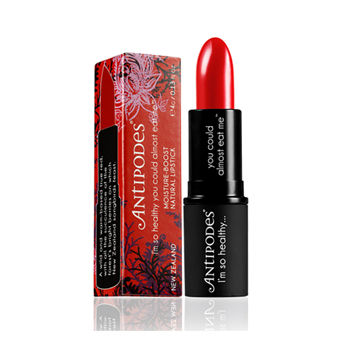 Antipodes Moisture-boost Natural Lipstick Forest Berry Red 4g ANTIPODES