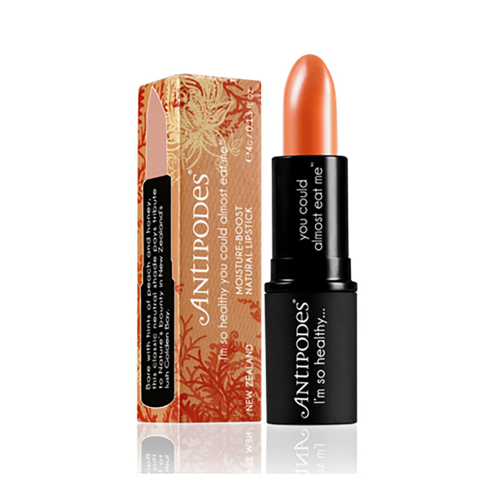 Antipodes Moisture-boost Natural Lipstick Golden Bay Nectar 4g ANTIPODES