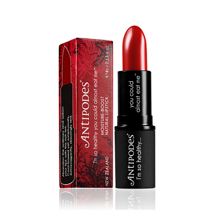 Antipodes Moisture-boost Natural Lipstick Ruby Bay Rouge 4g ANTIPODES